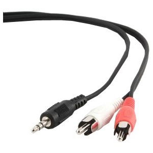 Cablexpert | 1.5m, 3.5mm/2xRCA, M/M | 3.5mm | 2 x RCA