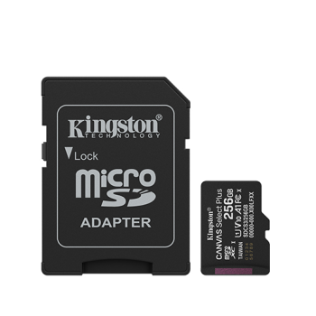 Kingston Canvas Select Plus | 256 GB | microSD | zibatmiņas klase Class 10, UHS-I, U1/U3, video klase 10/30, A1