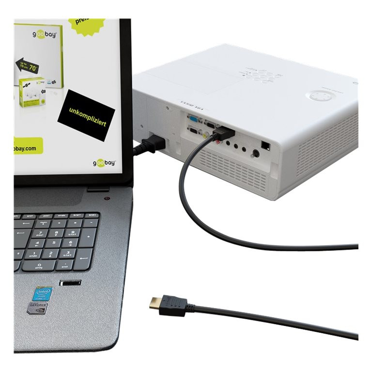 Goobay 47575 Ultra-high-speed HDMI kabelis | HDMI | 3 m