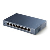 TP-LINK | Slēdzis | TL-SG108 | Nevadāms | Galda | 8 Gigabit Ethernet (vara) porti | Barošanas avots Ārējais | 36 mēnesi