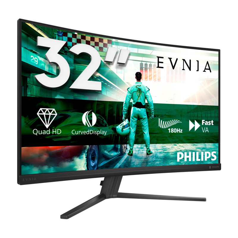 Philips | 32M2C3500L/00 | 32 " | VA | QHD | 16:9 | 180 Hz | 1 ms | 2560 x 1440 pixels | 300 cd/m² | HDMI ports quantity 2