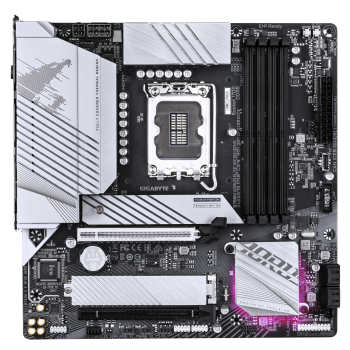 Gigabyte B760M AORUS ELITE WIFI6E GEN5 | Procesoru saime Intel | Procesora ligzda LGA1700 | DDR5 | Atbalstītie cietā diska interfeisi M.2, SATA | SATA savienotāju skaits 4
