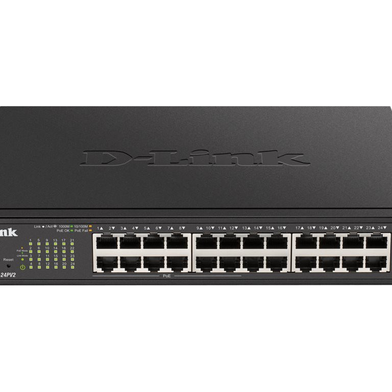 D-Link | Smart Switch | DGS-1100-24PV2 | Pārvaldāms | Ierīkojams skapis (rack mountable) | Power over Ethernet (PoE) portu skaits 12 | Barošanas avots: viens
