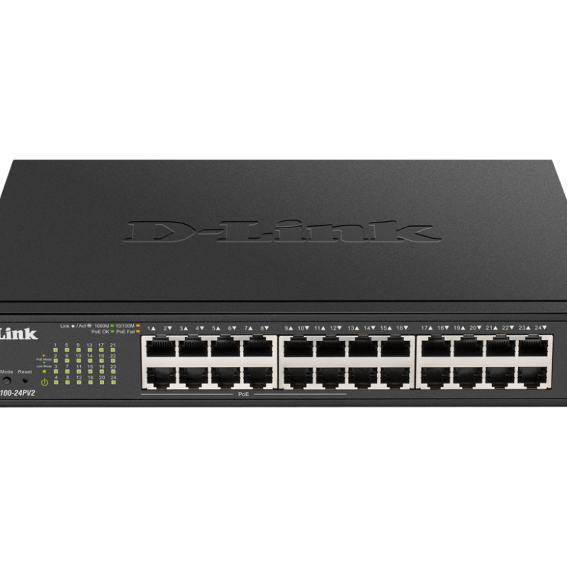 D-Link | Smart Switch | DGS-1100-24PV2 | Pārvaldāms | Ierīkojams skapis (rack mountable) | Power over Ethernet (PoE) portu skaits 12 | Barošanas avots: viens