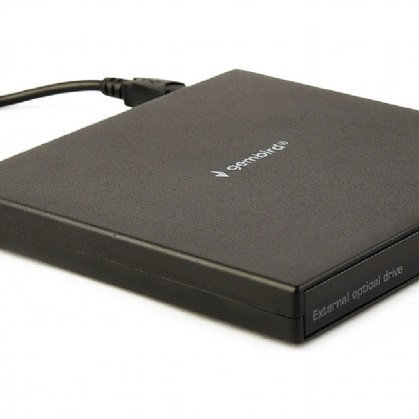 Gembird | Ārējais USB DVD rakstītājs | DVD-USB-04 | Interfeiss USB 2.0 | DVD | CD lasīšanas ātrums 24x | CD rakstīšanas ātrums 24x