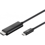 Goobay | USB-C uz HDMI adaptera kabelis (4k 60 Hz) | USB-C spraudnis | HDMI spraudnis (tips A) | USB-C to HDMI | 1.8 m