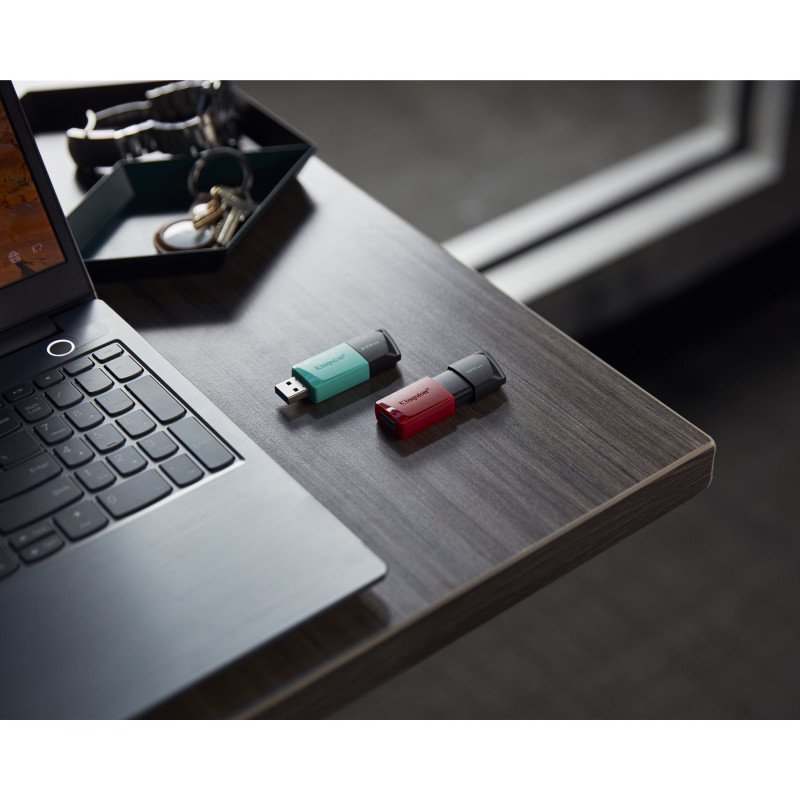 Kingston | USB zibatmiņa | DataTraveler Exodia | 256 GB | USB 3.2 Gen 1 | Melna/akrila zila