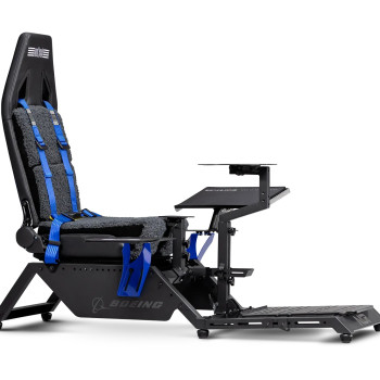 Next Level Racing Boeing Commercial Edition lidmašīnas reālistiskas vadības simulators | Zilas akcentēšanas detaļas