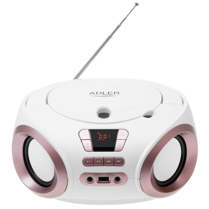 Adler | CD-MP3 Boombox | AD 1181 | Speakers | USB connectivity | FM