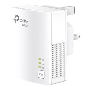 TP-LINK | Gigabit Powerline sākuma komplekts | TL-PA7017 KIT | 10/100/1000 Mbit/s | Ethernet LAN (RJ-45) porti 1 | Bez Wi-Fi | Maks. datu pārraides ātrums 1000 Mbit/s | Papildu kontaktligzda