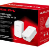 Mercusys | AV1000 Gigabit Powerline Starter komplekts | MP500 KIT | 1000 Mbit/s | Ethernet LAN (RJ-45) porti 1