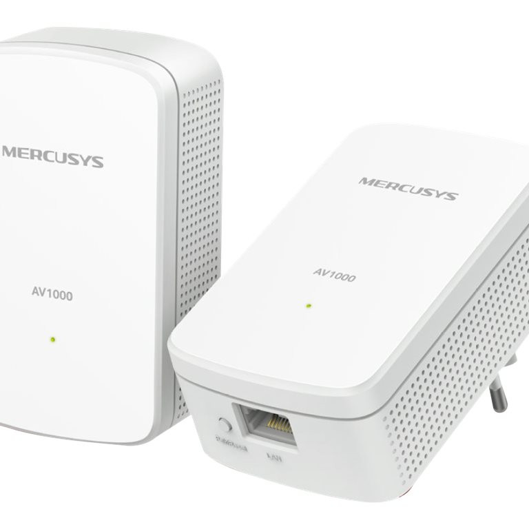 Mercusys | AV1000 Gigabit Powerline Starter komplekts | MP500 KIT | 1000 Mbit/s | Ethernet LAN (RJ-45) porti 1