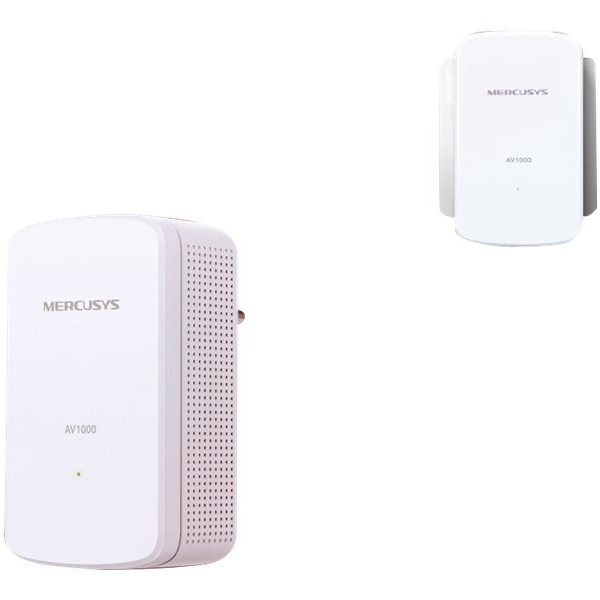 Mercusys | AV1000 Gigabit Powerline Starter komplekts | MP500 KIT | 1000 Mbit/s | Ethernet LAN (RJ-45) porti 1