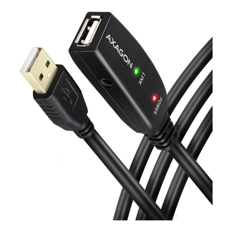 AXAGON | Aktīvs pagarinājuma kabelis, 7.5 m | ADR-207 | USB Type-A uz USB Type-A