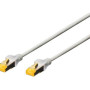 Digitus CAT 6A S/FTP komunācijas kabelis | LSZH AWG 26/7 | Garums 5 m | Pelēks