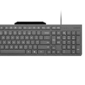 Lenovo 310 USB-A vada komplekts US English | Klaviatūra un pele | Vadu | Pele iekļauta | US English | Luna Grey
