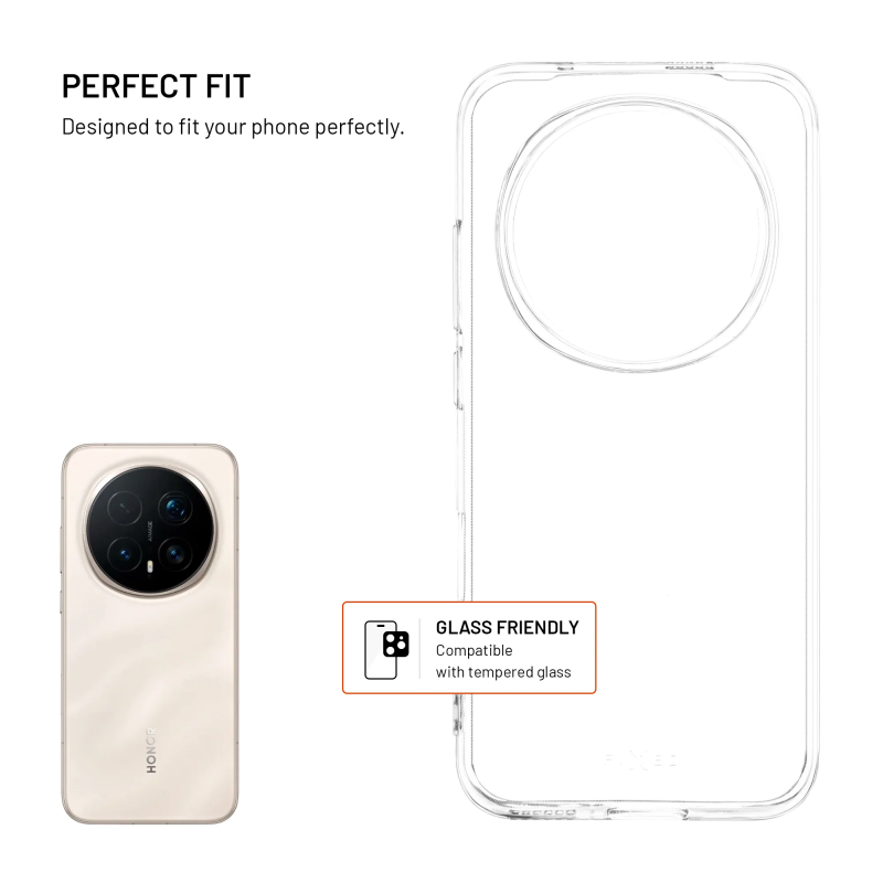 Fixed Story | Aizmugures vāks | Honor | Magic 8 Pro 5G | TPU | Caurspīdīgs