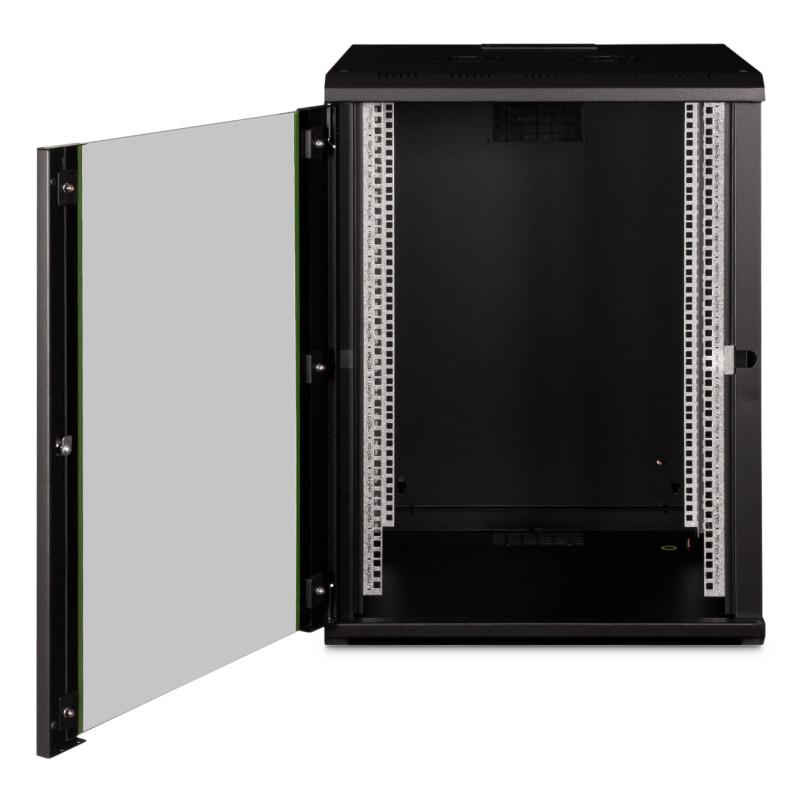 Digitus sienas uzstādāms skapītis Unique sērija | DN-19 16U-6/6-SW | 82 x 60 x 60 cm | Melns