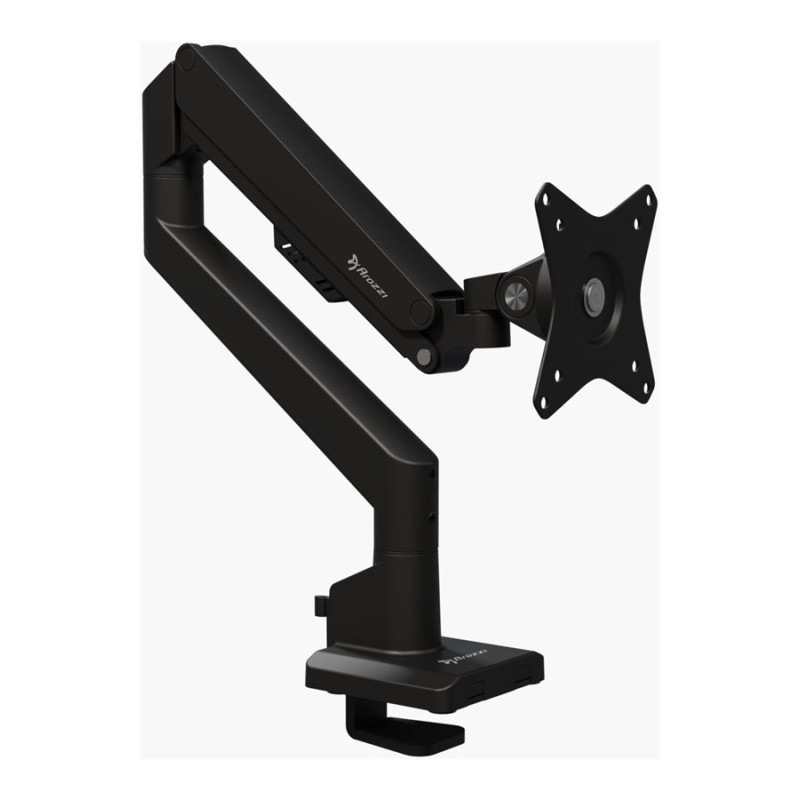 Arozzi Desk Mount | Neo Single - Gas Spring Monitor Arm AZ-ALZARE-NEO-BK | Tilt, Swivel, Rotation | Maximum weight (capacity) 9 kg | Black