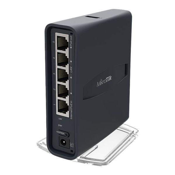 MikroTik | Access Point | RB952Ui-5ac2nD-TC | 802.11ac | 867 Mbit/s | 10/100 Mbit/s | Ethernet LAN (RJ-45) ports 5 | Mesh Support No | MU-MiMO Yes | No mobile broadband | Antenna type Internal | 12 month(s)