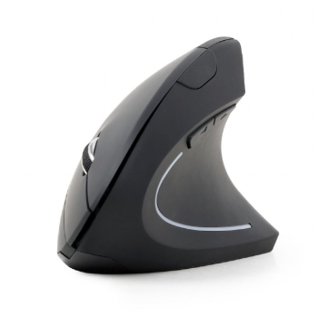 Gembird | MUSW-ERGO-01 | Optiskā pele | 2,4 GHz bezvadu optiskā pele | USB | Melna