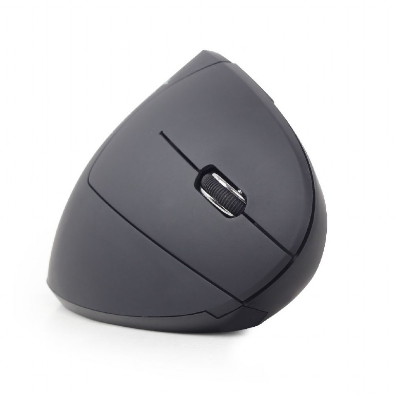 Gembird | MUSW-ERGO-01 | Optiskā pele | 2,4 GHz bezvadu optiskā pele | USB | Melna