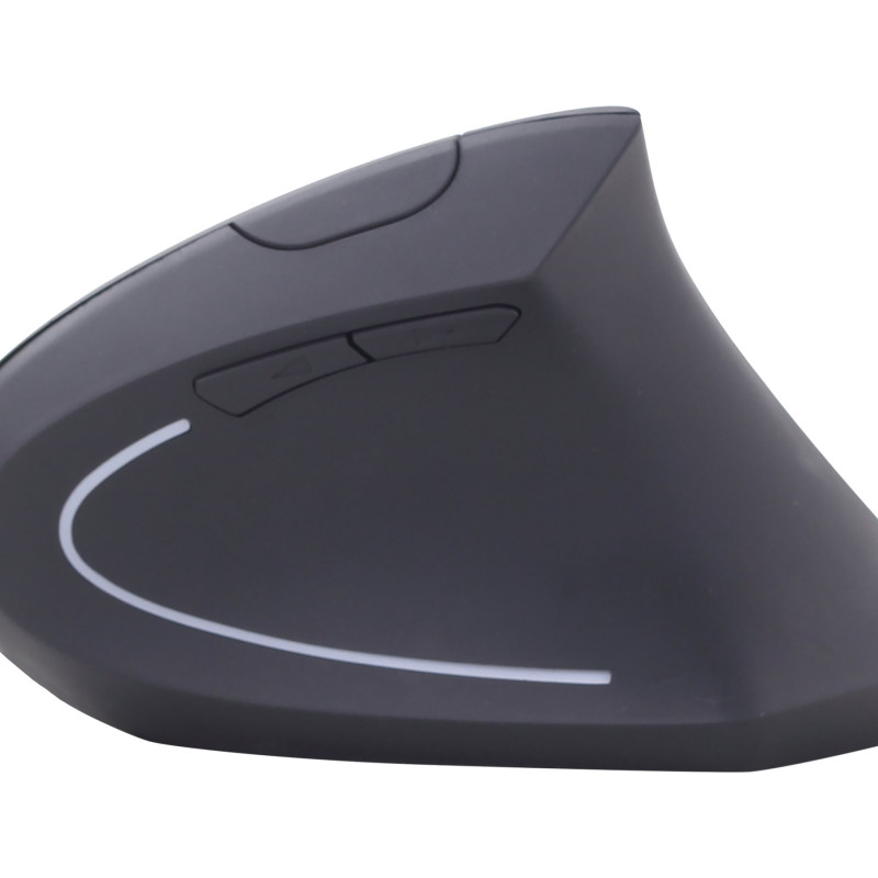 Gembird | MUSW-ERGO-01 | Optiskā pele | 2,4 GHz bezvadu optiskā pele | USB | Melna