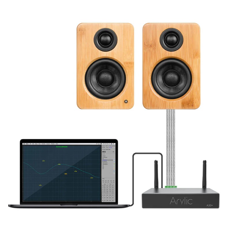 Arylic A30+ 30W x 2 WiFi Mini Stereo Amplifier | Wi-Fi | AUX in | Bluetooth | Wireless connection