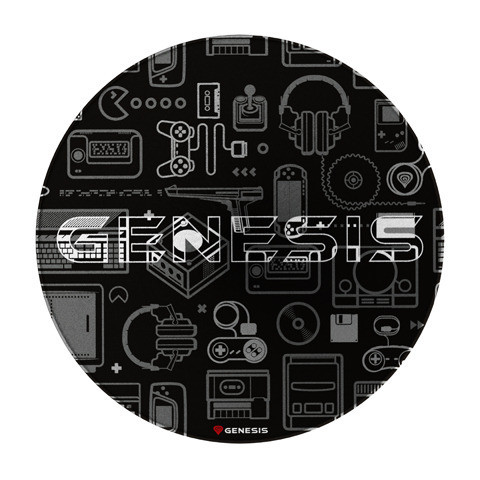 Genesis Protective Floor Mat Tellur 300 Round Gear Polyester | Floor Mat | Multicolor