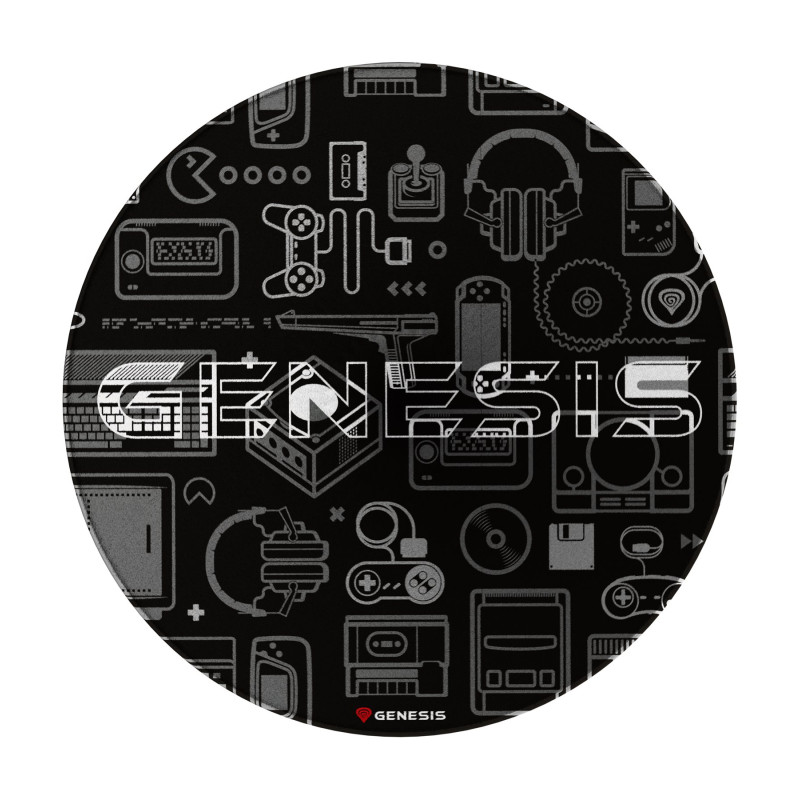 Genesis Protective Floor Mat Tellur 300 Round Gear Polyester | Floor Mat | Multicolor