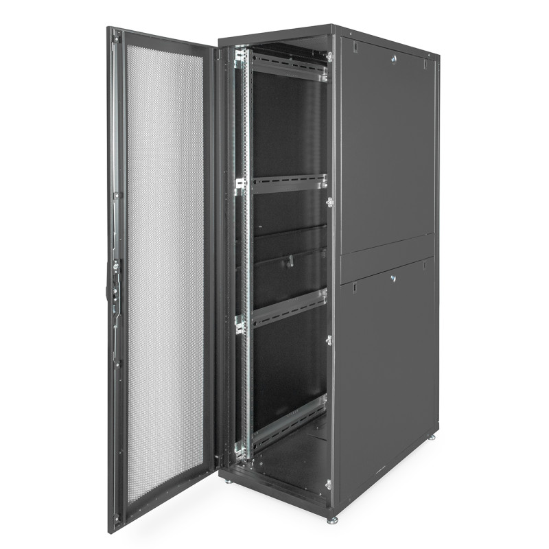 Digitus | Servera skapis | DN-19 SRV-42U-B-1 | Aizsardzības klase: IP20; Slodzes jauda: 1000 kg; Dziļums: 1000 mm; Platums: 600 mm | Melns