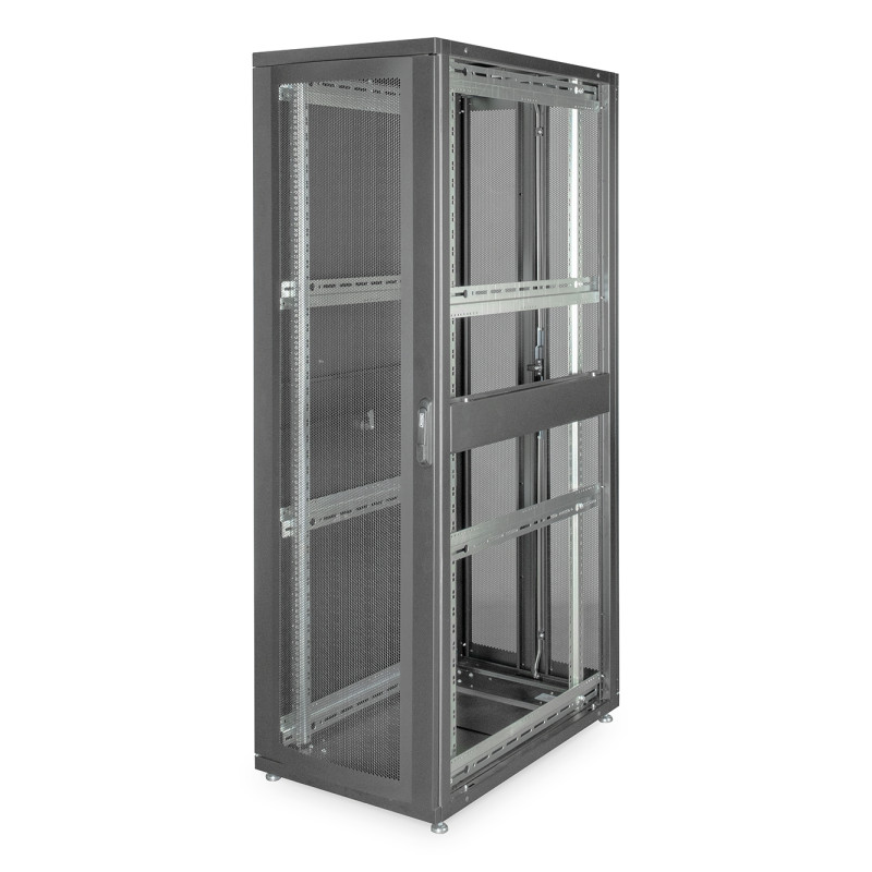 Digitus | Servera skapis | DN-19 SRV-42U-B-1 | Aizsardzības klase: IP20; Slodzes jauda: 1000 kg; Dziļums: 1000 mm; Platums: 600 mm | Melns