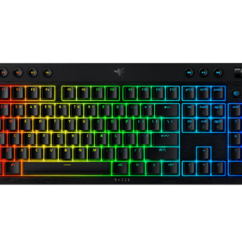 Razer | BlackWidow V4 Low-profile HyperSpeed | Spēļu klaviatūra | Bezvadu | US | Yellow Linear