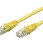 Goobay CAT 6, U/UTP | Komutācijas kabelis | Dzeltens