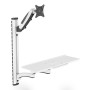 Digitus Wall mount | DA-90451 | Rotate, Swivel | 32 " | Maximum weight (capacity) 8 kg | White/Black
