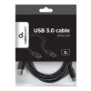 Cablexpert | USB 2.0 AM uz Type-C kabelis (AM/CM), 3 m | USB-C uz USB-A USB Type-C (spraudnis) | USB 2 AM (spraudnis)