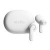 Sudio Earbuds | E4 Pro | Bluetooth | In-ear | Microphone | Cloud White | Noise canceling | Noise reduction | Wireless