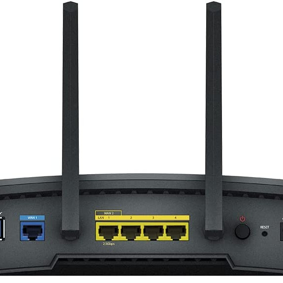 Synology RT6600ax Ātrs un drošs bezvadu maršrutētājs mājām | Synology | Ultra-fast and Secure Wireless Router for Homes | RT6600ax | 802.11ax | 4800 Mbit/s | Ethernet LAN (RJ-45) porti 5 | Mesh atbalsts Nē | MU-MIMO Jā | Nav mobilā plašjoslas | Antenas tips Ārējā antena x 6 | 24 mēneši