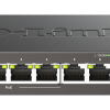 D-Link | 8-Portu Gigabit PoE slēdzis (4xPoE) | DGS-1008P | Nenodrošināts pārvaldījums | Galda | Barošanas avots: Ārējais
