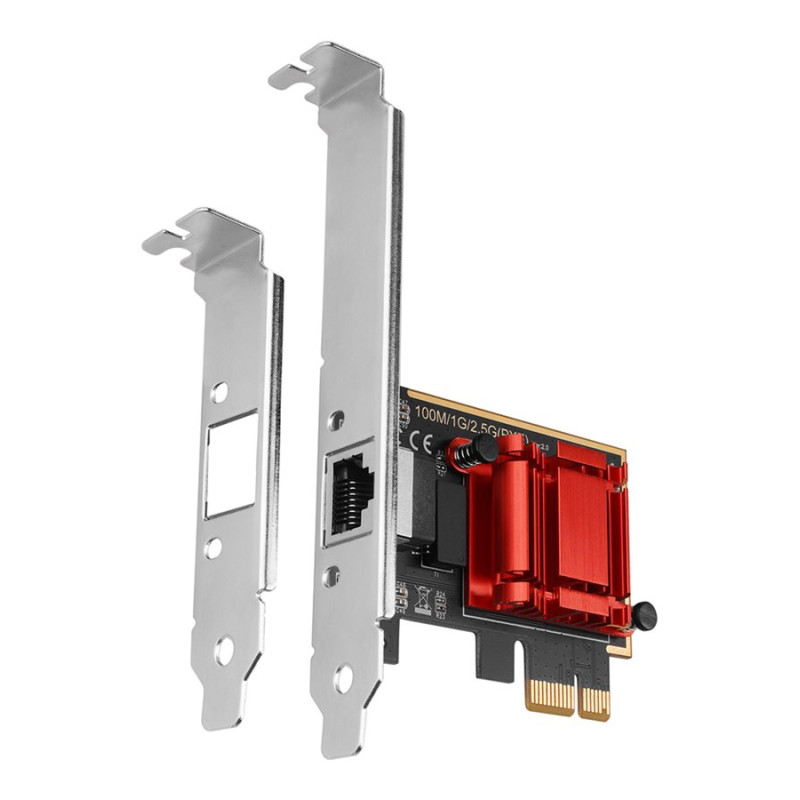AXAGON PCI-Express tīkla karte ar 2.5 Gbit/s pārraides ātrumu un PXE atbalstu | PCEE-G25