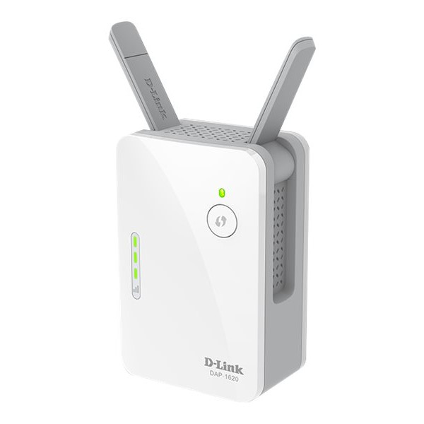 D-Link | AC1300 Wi-Fi pastiprinātājs | DAP-1620 | 802.11ac | Bez mesh atbalsta | 400+867 Mbit/s | 10/100/1000 Mbit/s | Ethernet LAN (RJ-45) porti 1 | Nav mobilo datu | MU-MIMO Nav | Antenas tips Ārējā