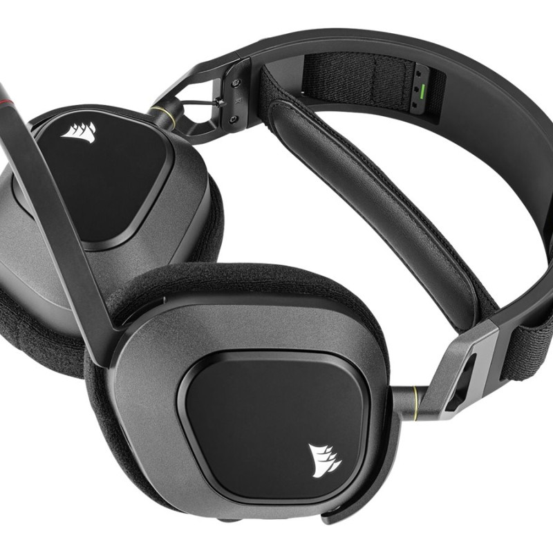 Corsair | Gaming Headset RGB | HS80 | Bezvadu | Over-Ear | Bezvadu