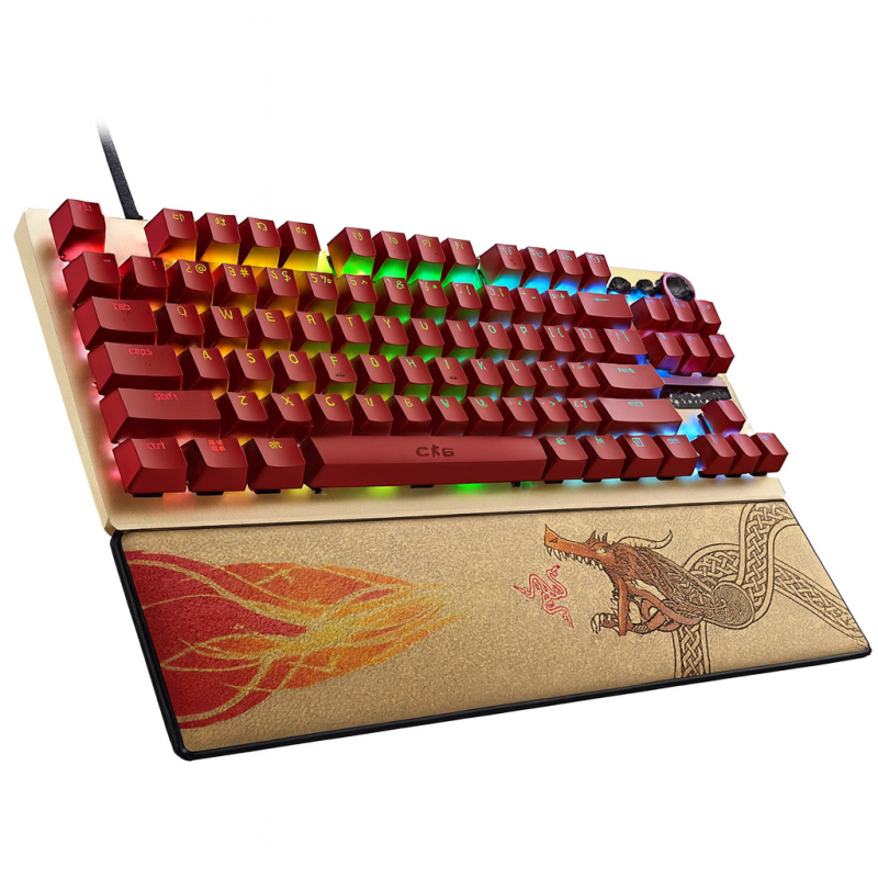 Razer Huntsman V3 Pro Tenkeyless | Spēļu tastatūra | Ar vadu | ASV izkārtojums | Razer Analog Optical Switch Gen-2 | Counter-Strike 2 Edition