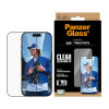 PanzerGlass Ekrāna aizsargs | Apple | iPhone 16 Pro/iPhone 17 | Stikls | Caurspīdīgs | Ultra-Wide Fit ar EasyAligner
