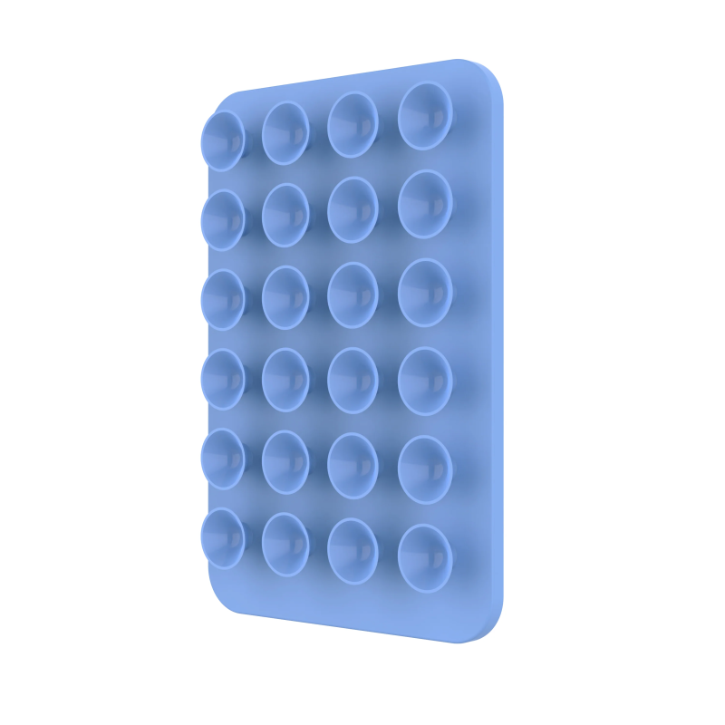 Fixed | MagMate | MagSafe Holder With Suction Cups | Apple | iPhone 12 and newer, or any phone with a MagSafe case | Liquid Silicone | Blue