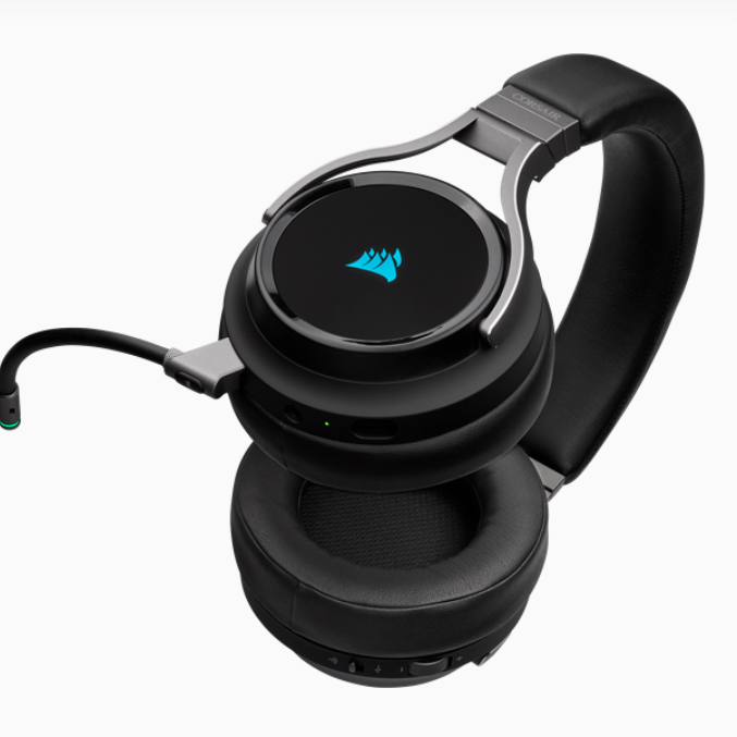 Corsair | High-Fidelity Gaming Headset | VIRTUOSO RGB WIRELESS | Wireless | Over-Ear | Wireless