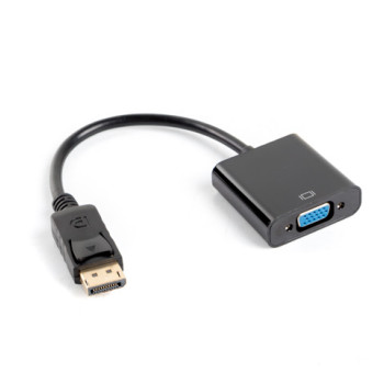 Lanberg DisplayPort uz VGA adaptera kabelis, 20 cm | AD-0002-BK