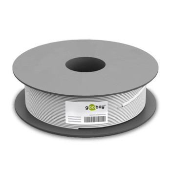Goobay | CAT 6a tīklošanas kabelis, S/FTP (PiMF) | 96094 | apaļš kabelis, AWG 26/7 (stiepļu), metru skalējums, kabela apvalka diametrs ~6.3 mm, serdes materiāls CU (vara), kabela apvalks LSZH, 2x aizsardzība: PiMF folija + alumīnija pinums, iekšējais nepieslēgts elastīgs datu/komutācijas kabelis iekšējai lietošanai, dubultā aizsardzība, pāru ekranēšana PiMF + ārējā aizsardzība