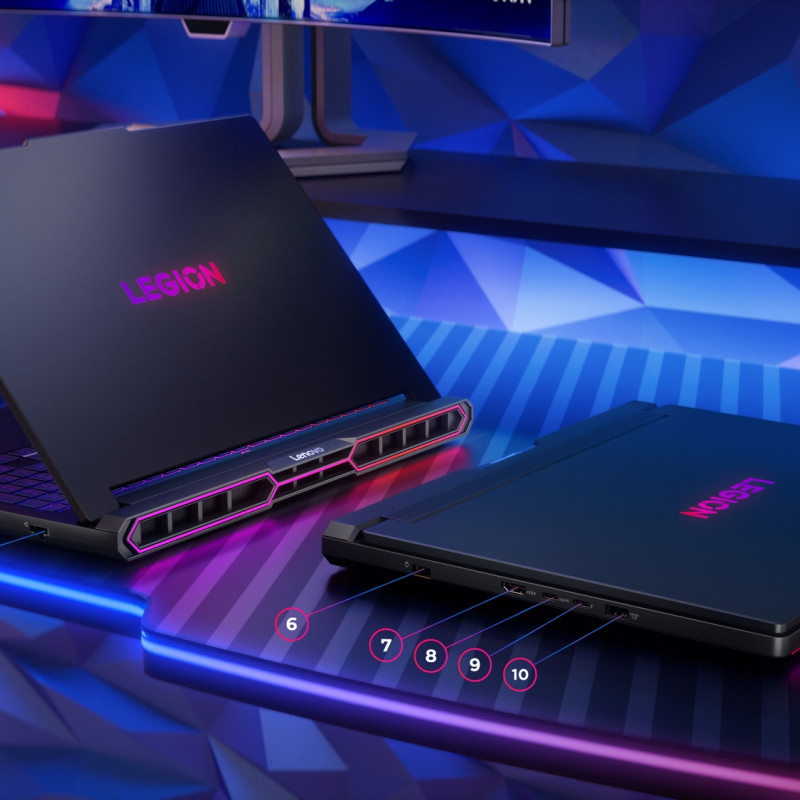 Lenovo Legion Pro 7 16IAX10H | Eclipse Black | 16 " | OLED | WQXGA | 2560 x 1600 pixels | Intel Core Ultra 9 | 275HX | 32 GB | CSODIMM DDR5 | Solid-state drive capacity 2x1000 GB | NVIDIA GeForce RTX 5080 | GDDR7 | 16 GB | Windows 11 Home | 802.11be | Bluetooth version 5.4 | Keyboard language English | Keyboard backlit