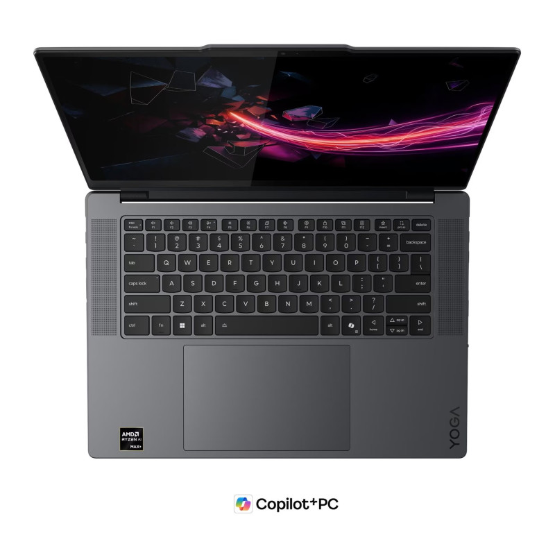 Lenovo Yoga Pro 7 15ASH11 AMD | Thunder Grey | 15.3 " | OLED | Touchscreen | 2.5K WQXGA | 2560 x 1600 pixels | AMD Ryzen AI Max+ | 388 | 64 GB | Soldered LPDDR5X | Solid-state drive capacity 1000 GB | AMD Radeon 8060S Graphics | Windows 11 Pro | 802.11be | Bluetooth version 5.4 | Keyboard language English | Keyboard backlit
